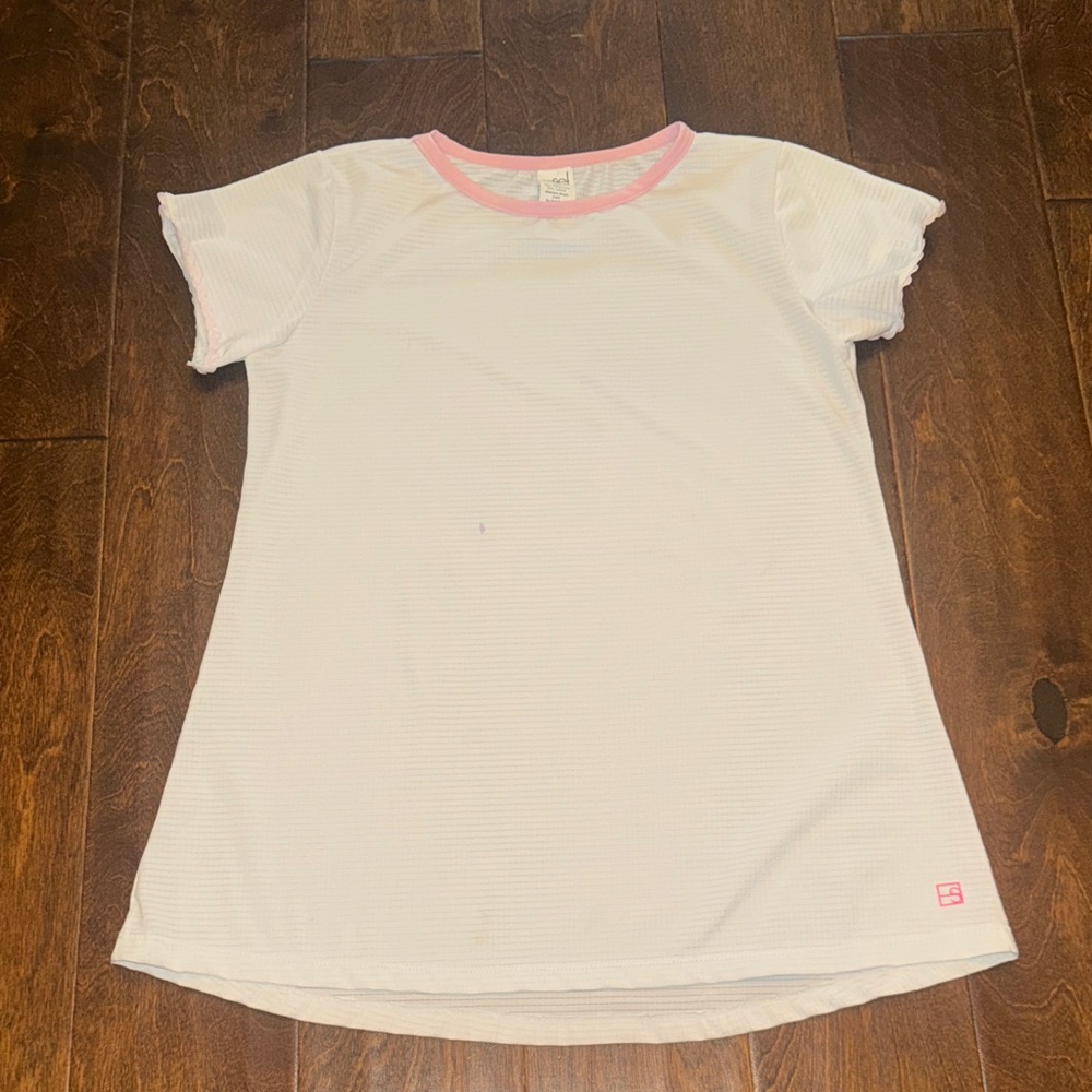 Pink and White Kids Shirt